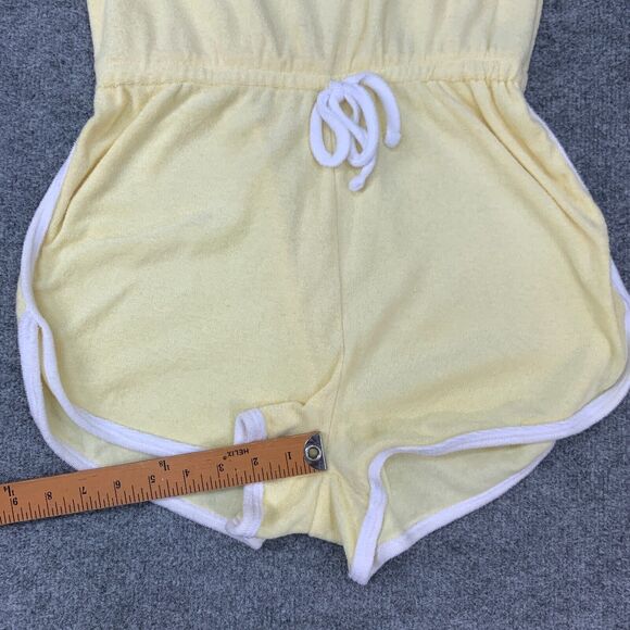 Marvel Captain America Romper Women S Small Terry Cloth Drawstring Shorty Shorts - Picture 7 of 13